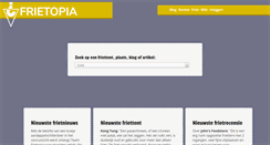 Desktop Screenshot of frietopia.nl